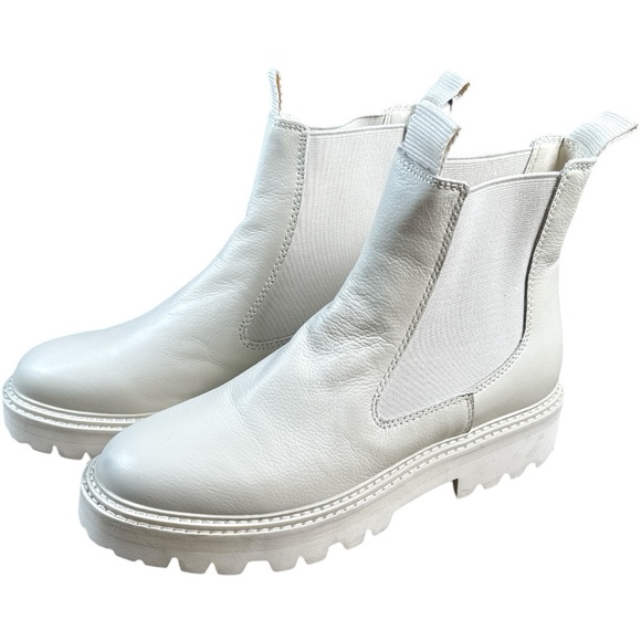 Dolce Vita Moana H2O Women’s Size 9 Cream Off White Boots Waterproof - Picture 3 of 8